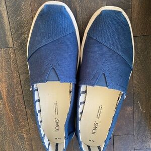 Toms Women's Blue Slip-On Loafers